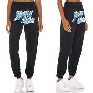 Ice blue graffiti print heaven sighs sweatpants by boys lie